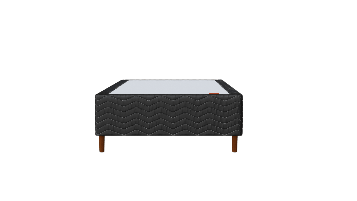 Base Box Alto Sommier Plus Black 32 cm - Orthocrin