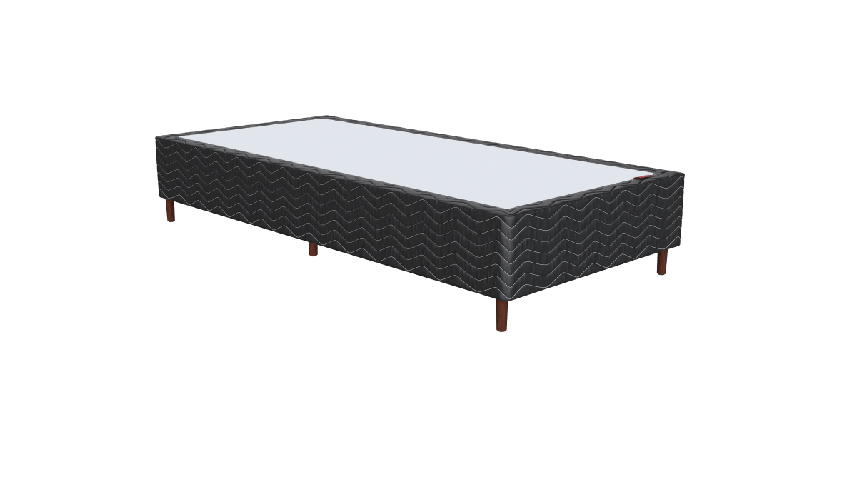 Base Box Alto Sommier Plus Black 32 cm - Orthocrin