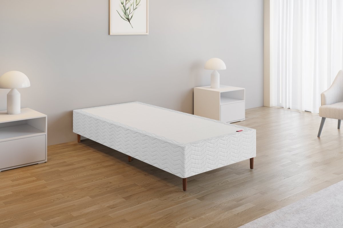 Base Box Alto Sommier Plus Branco 32 cm - Orthocrin