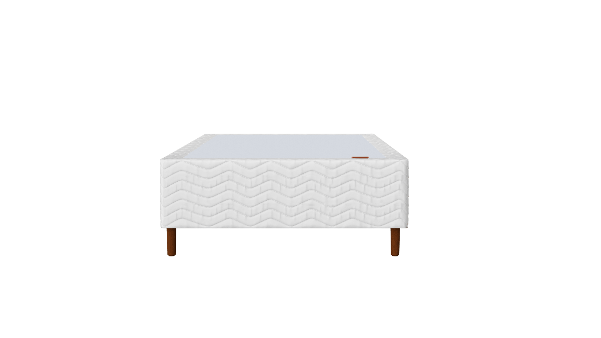 Base Box Alto Sommier Plus Branco 32 cm - Orthocrin