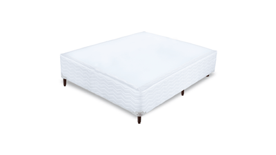 Base Box Alto Sommier Plus Branco 32 cm - Orthocrin