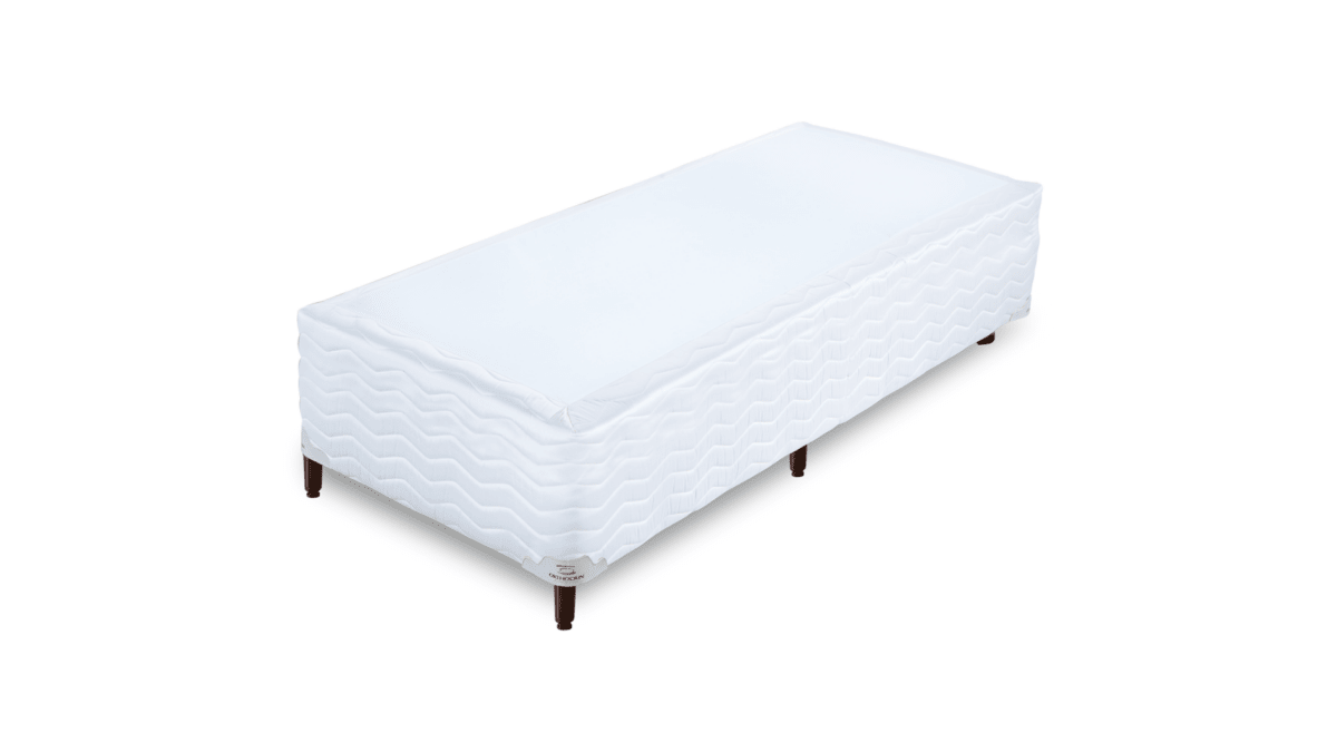 Base Box Alto Sommier Plus Branco 32 cm - Orthocrin
