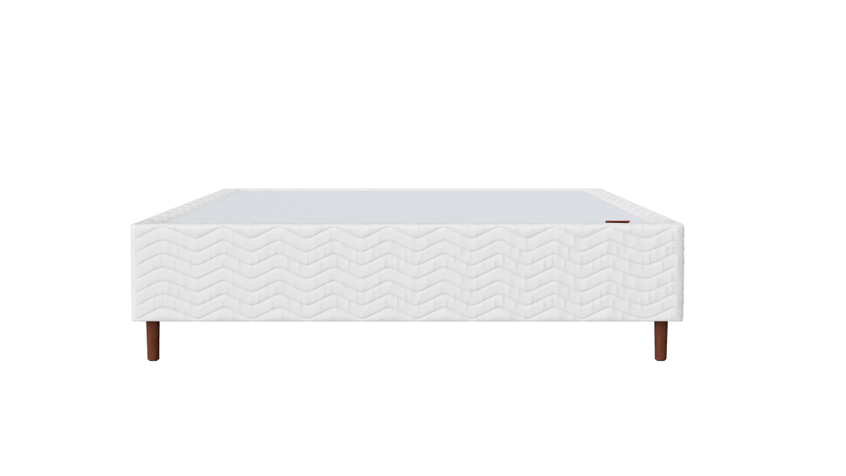 Base Box Alto Sommier Plus Branco 32 cm - Orthocrin