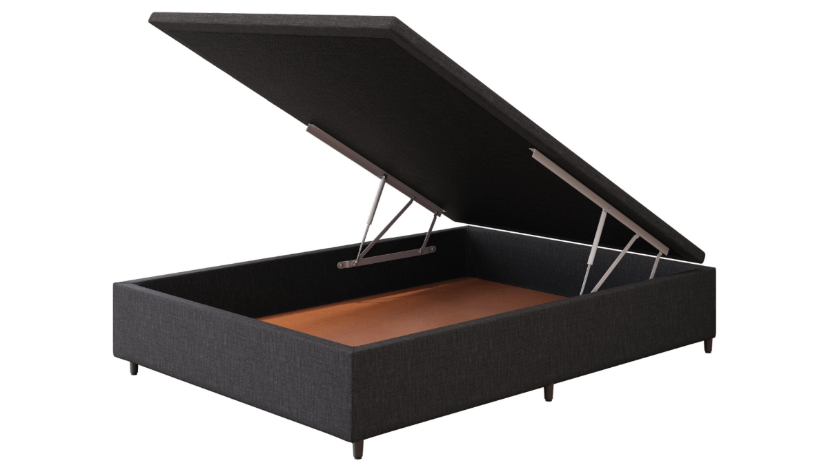 Base Box Baú Linho Dark - Orthocrin