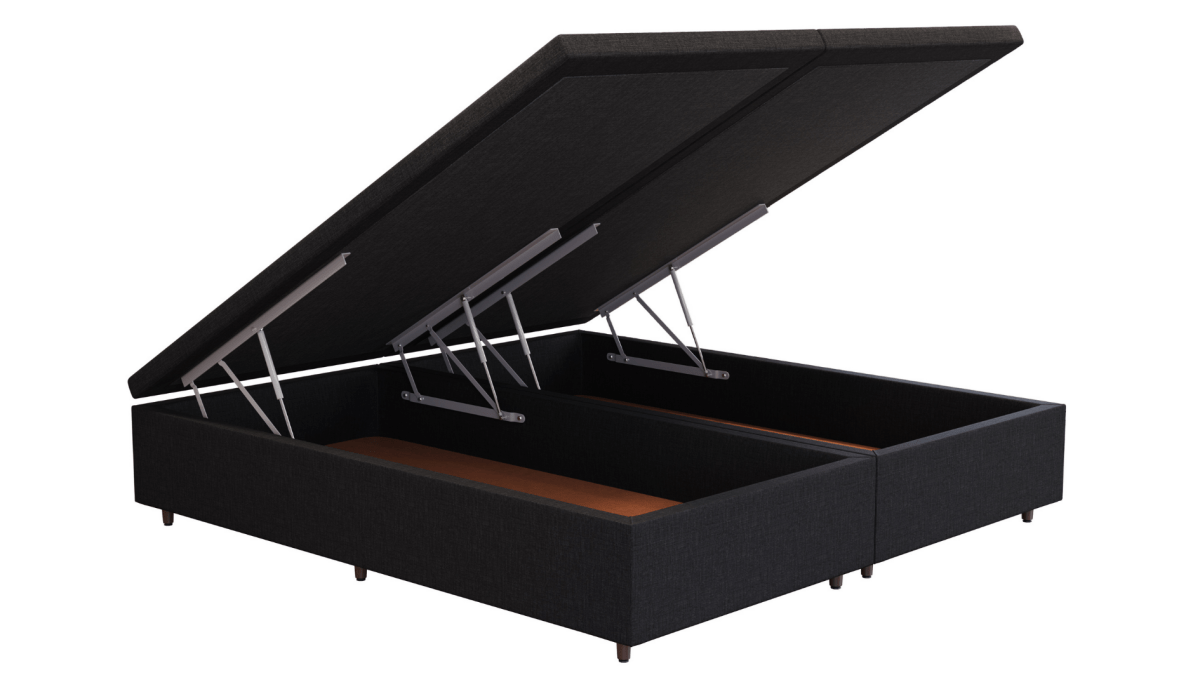 Base Box Baú Linho Dark - Orthocrin