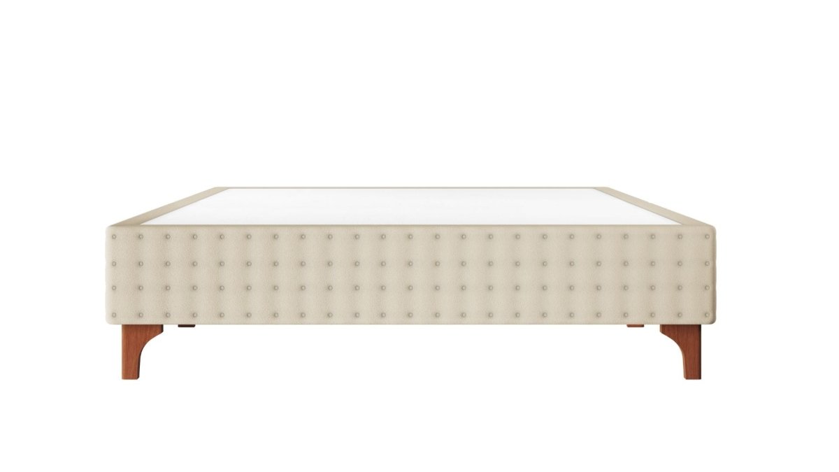 Base Box Sommier Capitonê Bouclé Pérola 24 cm - Orthocrin