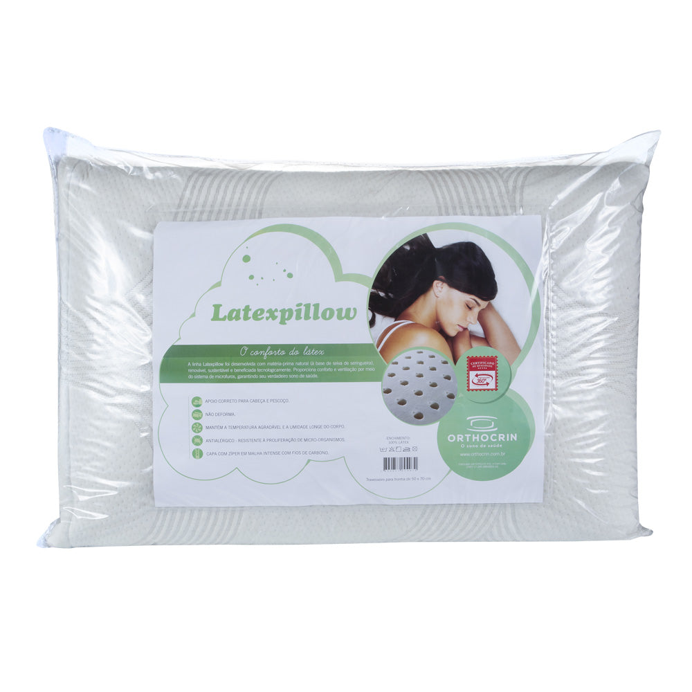 Travesseiro de Látex Latexpillow 45X65X15 cm