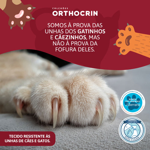 Base Box Baú Organizador Orthocrin Linho Dark Pés de Madeira