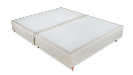Base Box Baixo Sommier Plus Linho Areia 17 cm