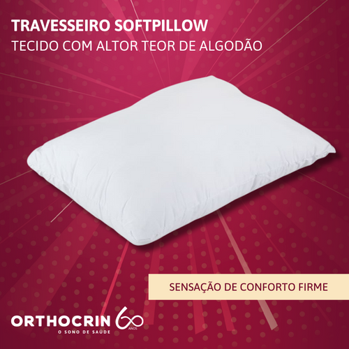 Travesseiro de Flocos de Espuma Softpillow Basic