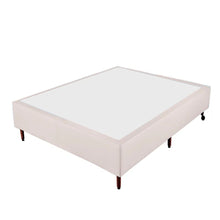 Base Box Alto Corino Capuccino Sommier Eco Pés de Madeira Altura 32 cm - Orthocrin