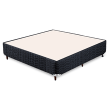 Base Box Alto Sommier Black Pés de Madeira Altura 32 cm - Orthocrin