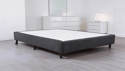Base Box Alto Sommier Decor Linho Dark 32 cm - Orthocrin