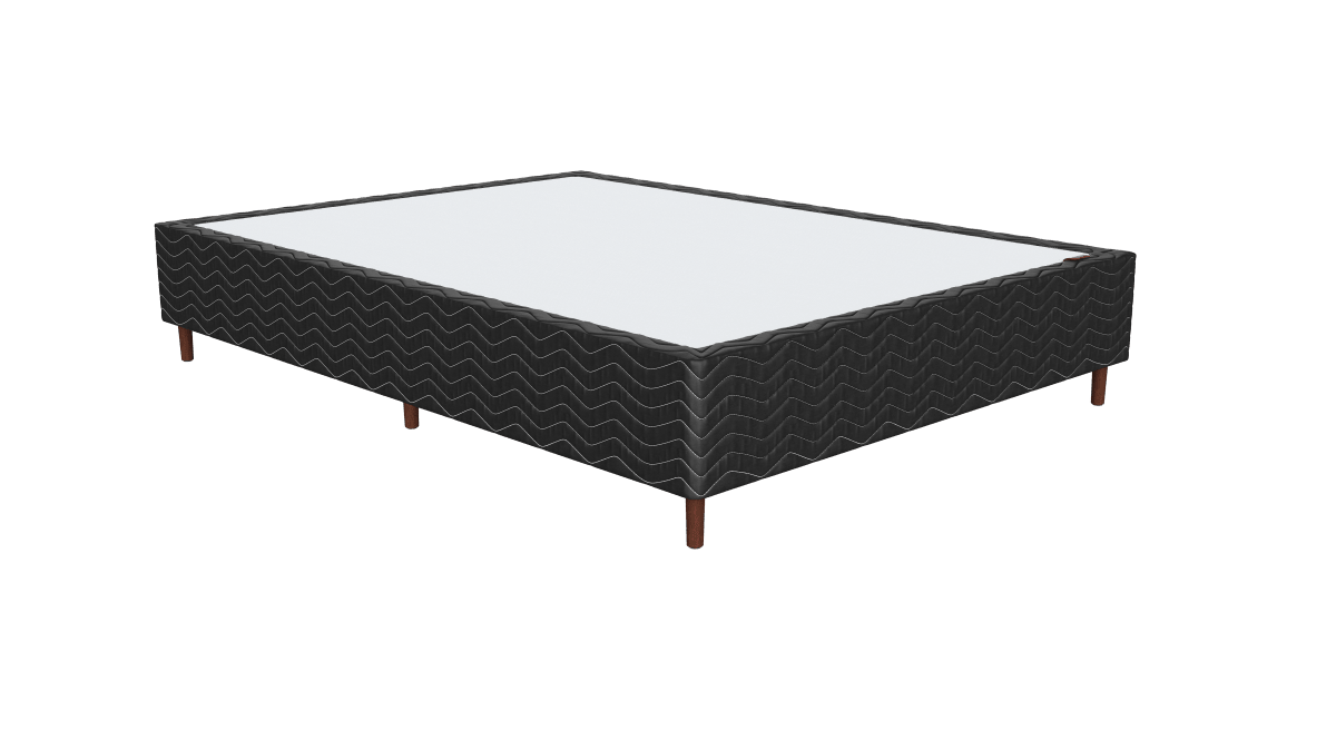 Base Box Alto Sommier Plus Black 32 cm - Orthocrin