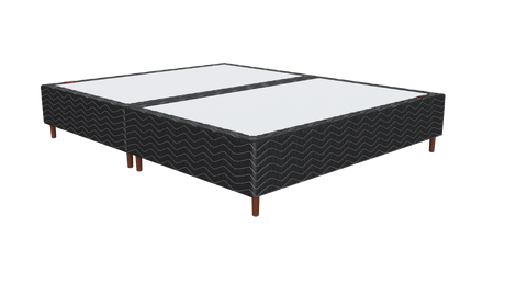 Base Box Alto Sommier Plus Black 32 cm - Orthocrin