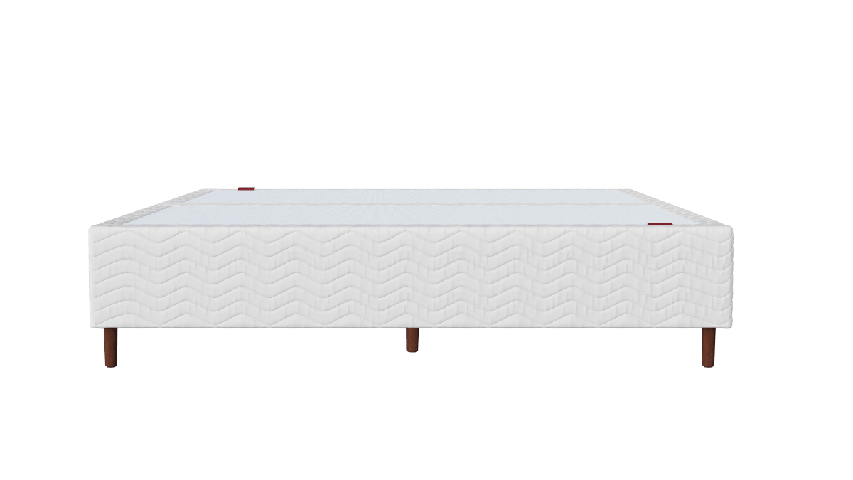 Base Box Alto Sommier Plus Branco 32 cm - Orthocrin