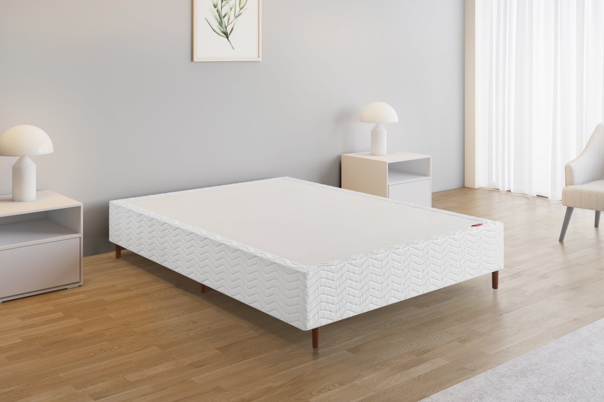 Base Box Alto Sommier Plus Branco 32 cm - Orthocrin