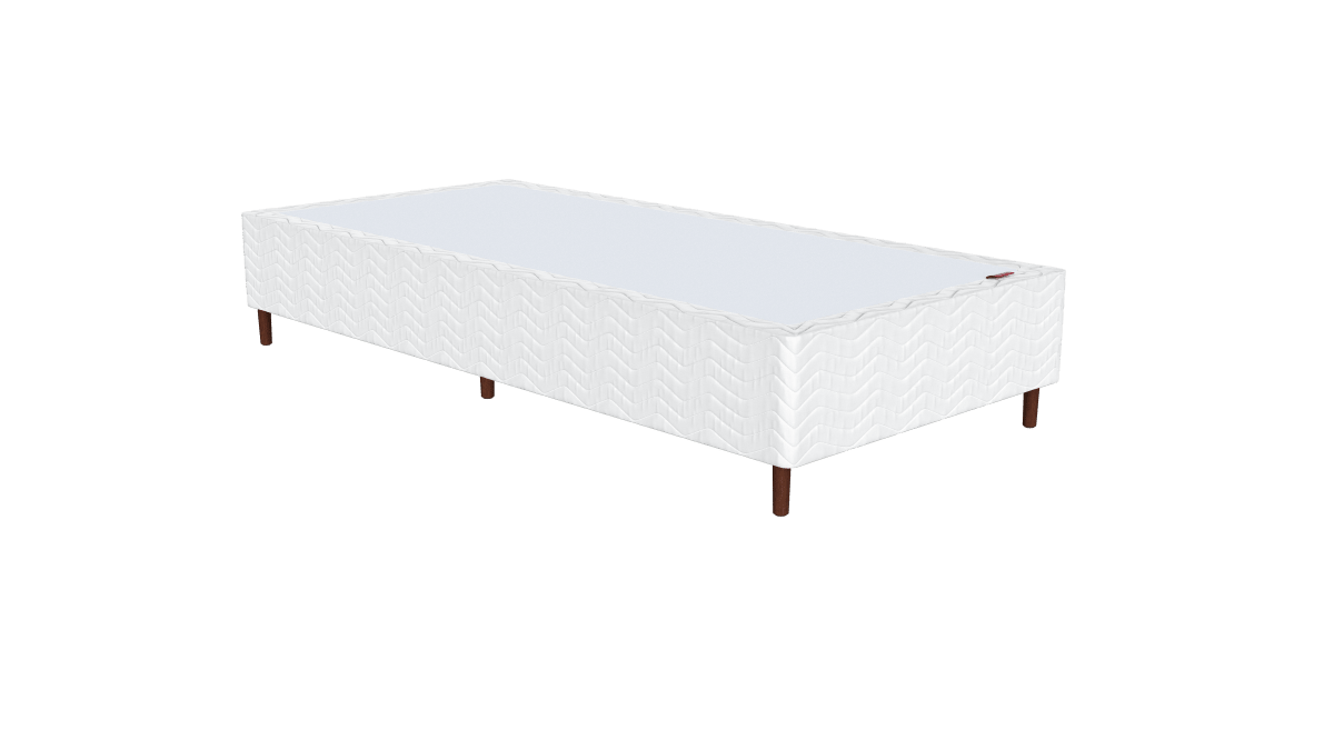 Base Box Alto Sommier Plus Branco 32 cm - Orthocrin