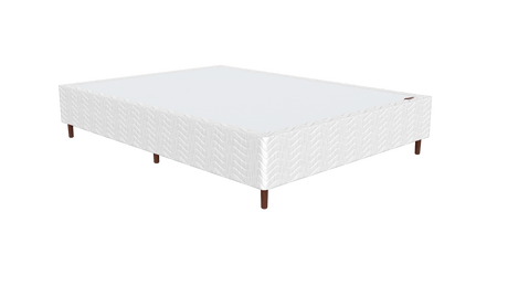 Base Box Alto Sommier Plus Branco 32 cm - Orthocrin
