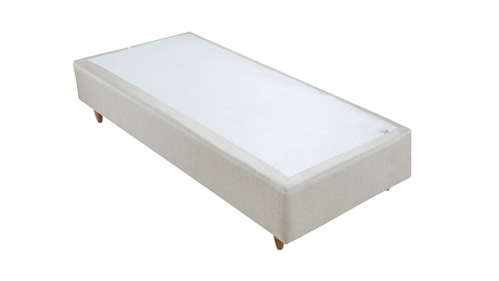 Base Box Alto Sommier Plus Linho Areia 32 cm - Orthocrin