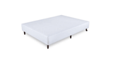 Base Box Baixo Sommier Corino Branco 17 cm - Orthocrin