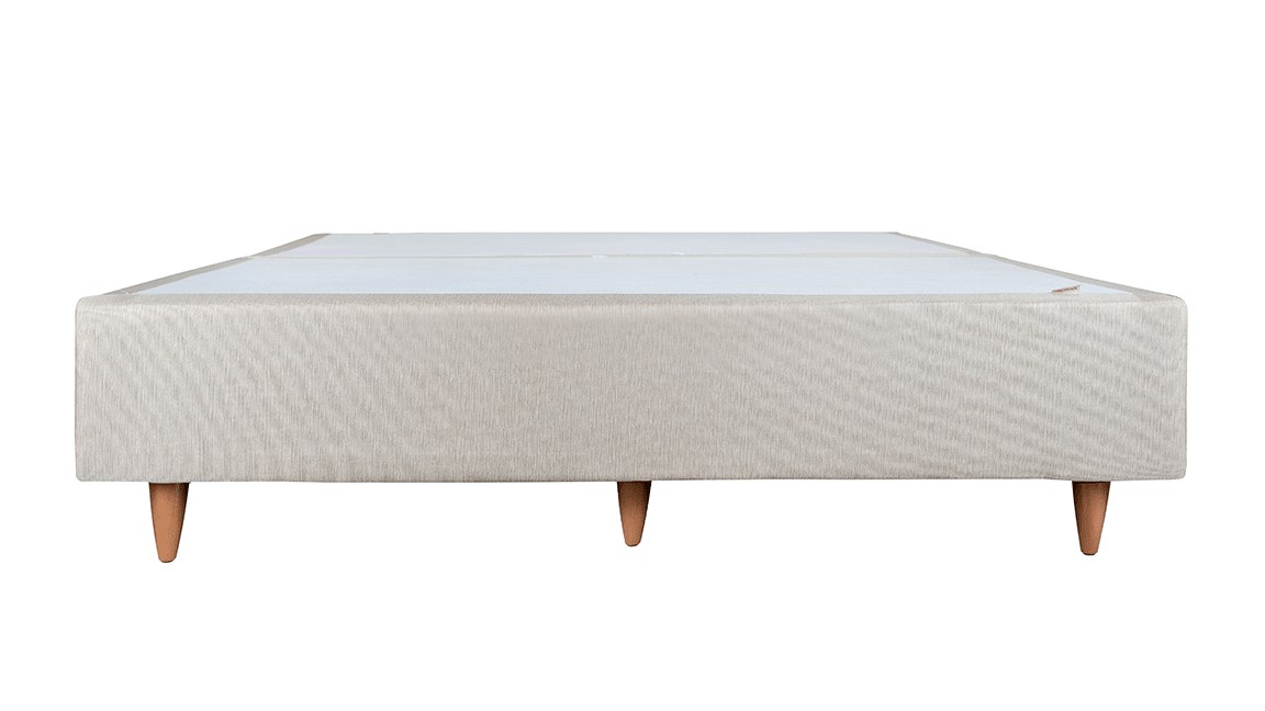 Base Box Baixo Sommier Plus Linho Areia 17 cm - Orthocrin