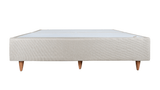 Base Box Baixo Sommier Plus Linho Areia 17 cm - Orthocrin