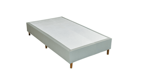 Base Box Baixo Sommier Plus Tecido Facto Cinza 17 cm - Orthocrin