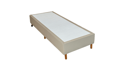 Base Box Baixo Sommier Plus Tecido Facto Sépia 17 cm - Orthocrin