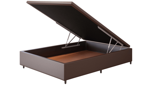 Base Box Baú Corino Marrom - Orthocrin