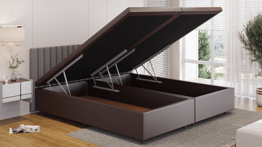 Base Box Baú Corino Marrom - Orthocrin