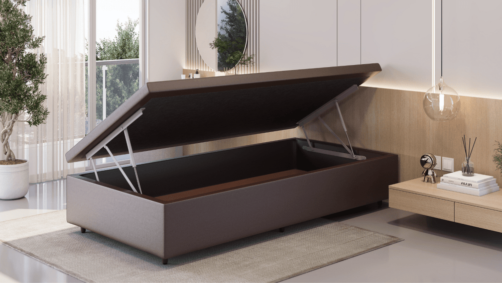 Base Box Baú Corino Marrom - Orthocrin