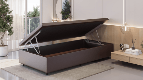 Base Box Baú Corino Marrom - Orthocrin