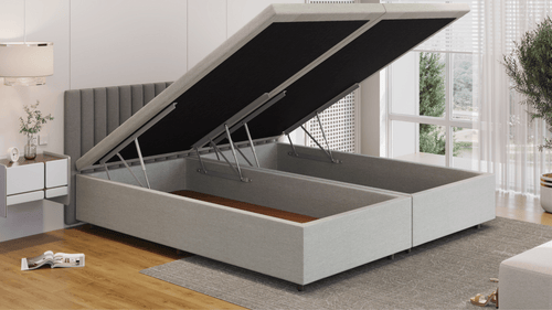 Base Box Baú Linho Areia - Orthocrin