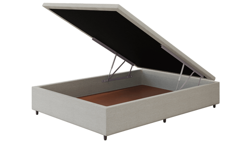 Base Box Baú Linho Areia - Orthocrin