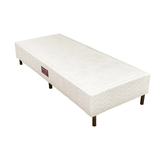 Base Box Bege Fit Orthocrin Pés de Plástico Altura 24 cm - Orthocrin