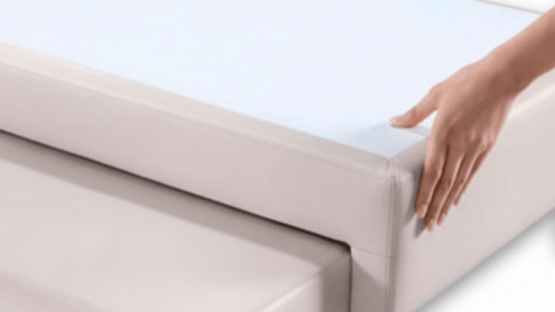 Base Box com Cama Auxiliar Bibox Sommier Corino Capuccino - Orthocrin