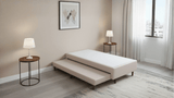 Base Box com Cama Auxiliar Bibox Sommier Corino Capuccino - Orthocrin