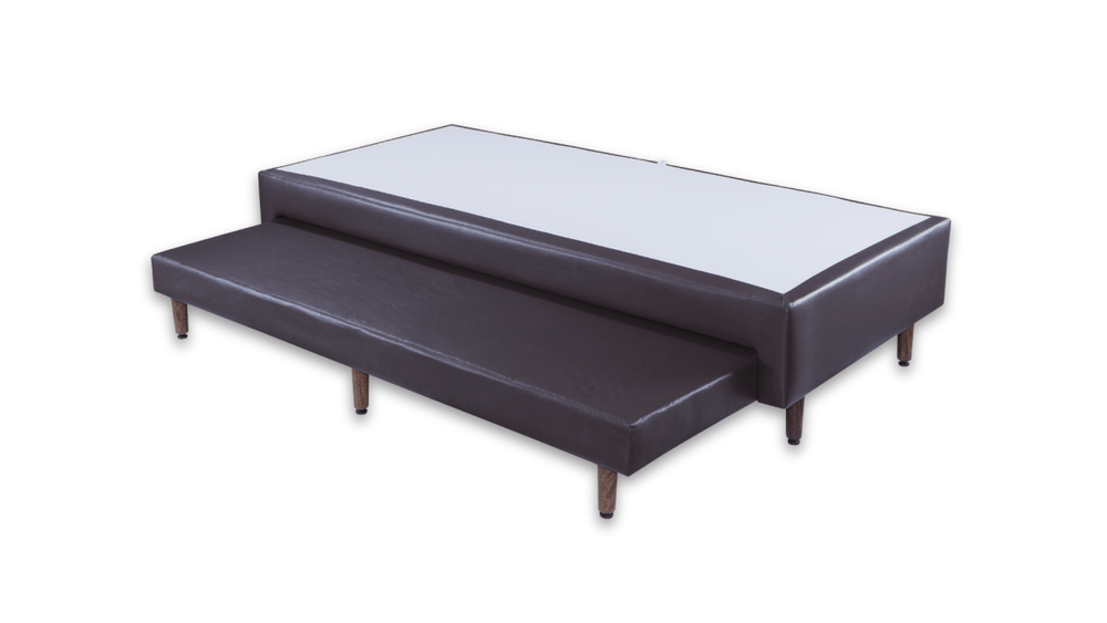 Base Box com Cama Auxiliar Bibox Sommier Corino Marrom - Orthocrin