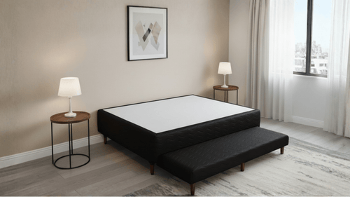 Base Box com Cama Auxiliar Bibox Sommier Plus Black - Orthocrin
