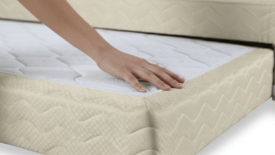 Base Box com Cama Auxiliar Bibox Sommier Spring Bege - Orthocrin