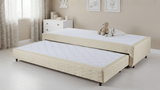 Base Box com Cama Auxiliar Bibox Sommier Spring Bege - Orthocrin