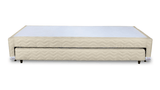 Base Box com Cama Auxiliar Bibox Sommier Spring Bege - Orthocrin