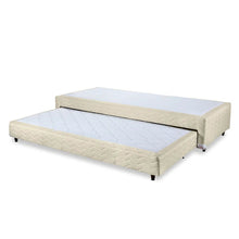 Base Box com Cama Auxiliar Bibox Sommier Spring Bege Molas Ensacadas Altura 32 cm - Orthocrin