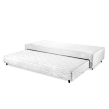 Base Box com Cama Auxiliar Bibox Sommier Spring Branco Molas Ensacadas Altura 32 cm - Orthocrin