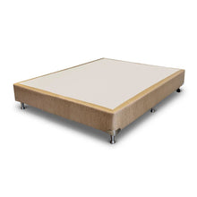 Base Box Plus Decor Linho Areia Pés Cromados Altura 24 cm - Orthocrin
