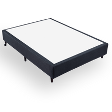 Base Box Plus Decor Linho Dark Pés de Madeira Altura 24 cm - Orthocrin