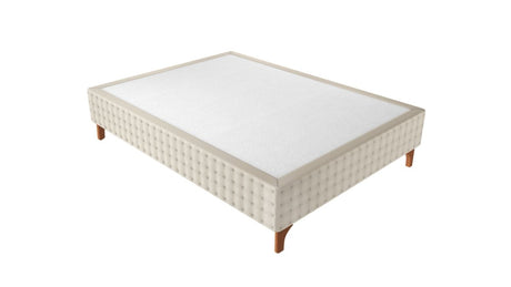 Base Box Sommier Capitonê Bouclé Pérola 24 cm - Orthocrin