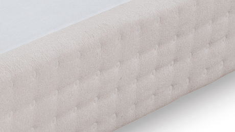 Base Box Sommier Capitonê Bouclé Pérola 24 cm - Orthocrin