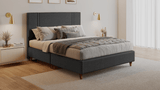 Base Box Sommier Decor Linho Dark 24 cm - Orthocrin